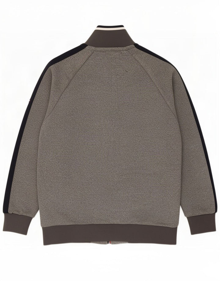 Superdry Grafisk træningsdragt til mænd Topjakke 2XL Grå Colourblock Polyester