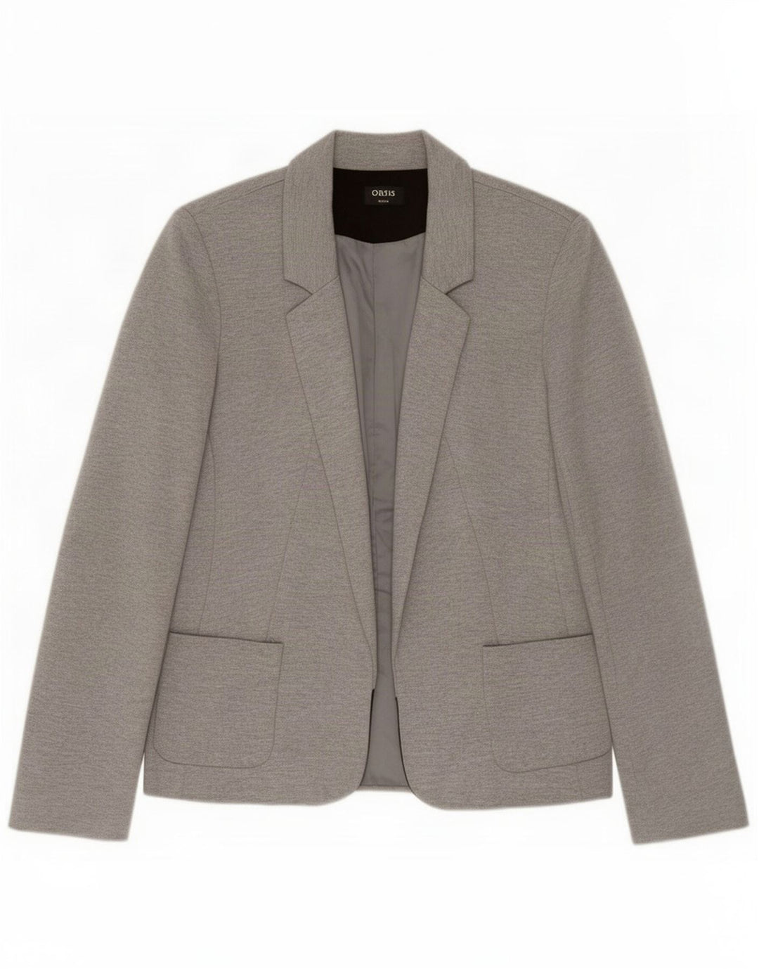 Oasis Womens Open Blazer Jacket UK 8 Small Grå Polyester