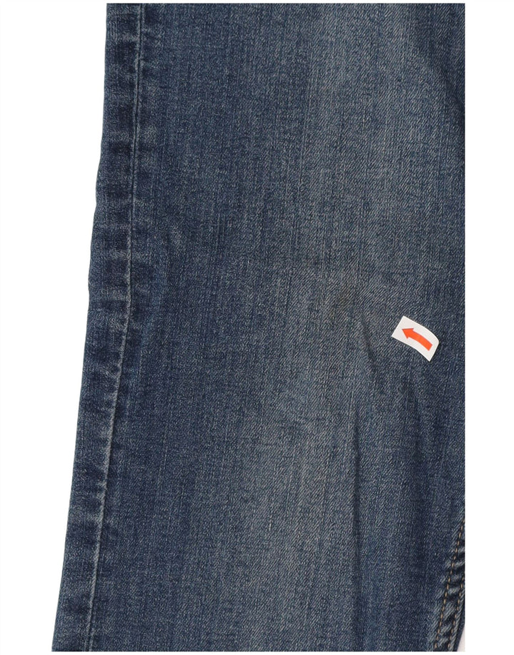 FRANSK FORBINDELSE Dame Slim Jeans UK 12 Medium W30 L27 Blå Bomuld