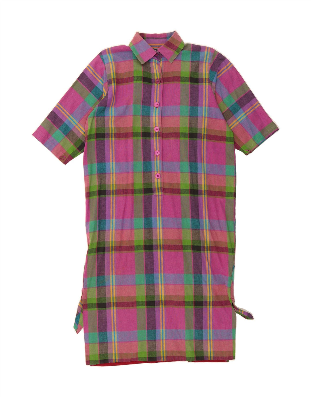 LUISA SPAGNOLI Womens Shift Dress IT 46 Large Pink Check Vintage Luisa Spagnoli and Second-Hand Luisa Spagnoli from Messina Hembry 