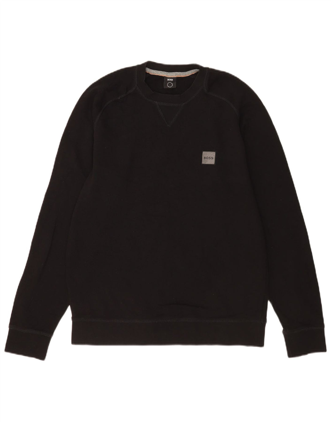Hugo Boss Herre Sweatshirt Jumper Medium Sort Bomuld