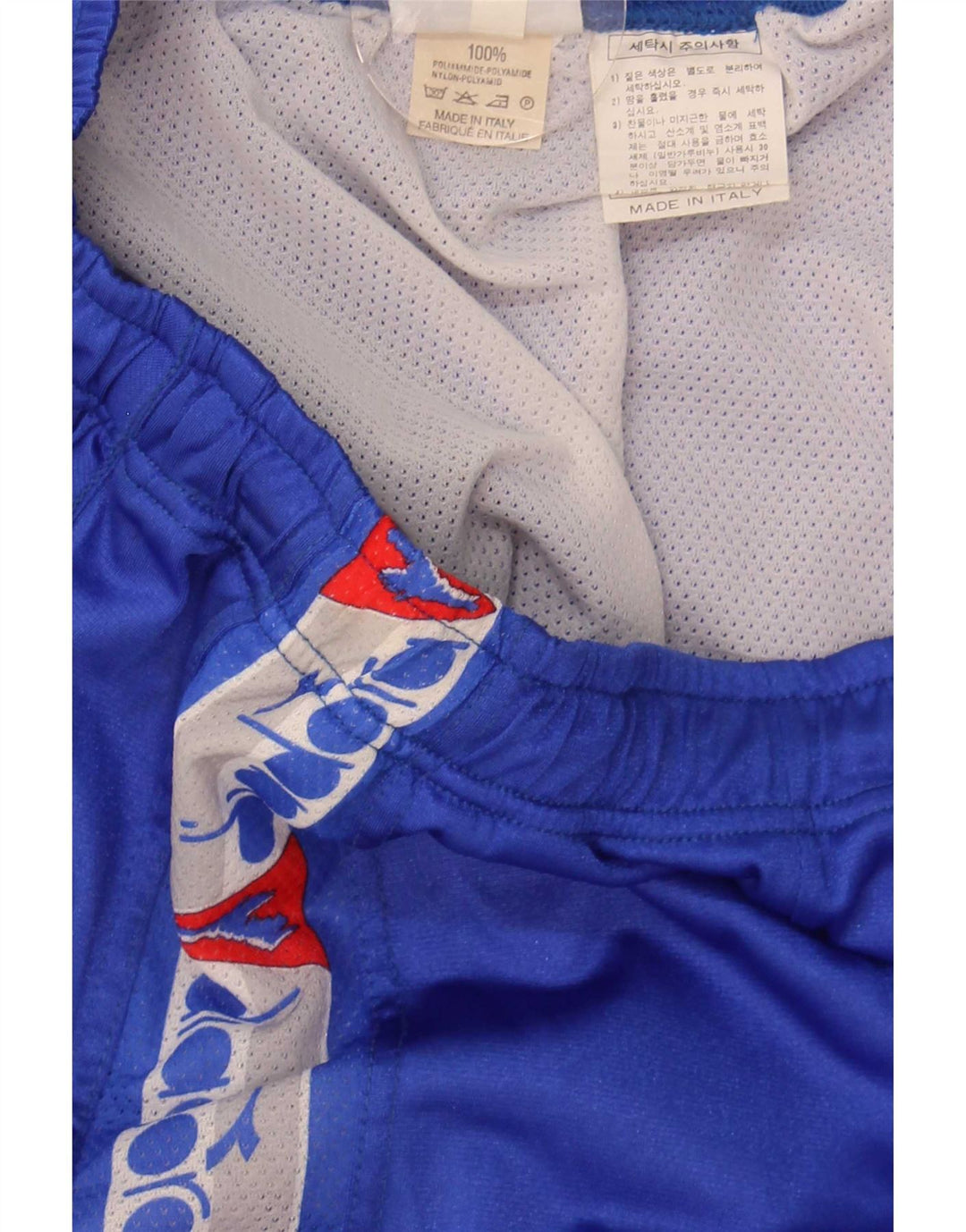 Diadora Herre grafiske svømmeshorts Medium Blue Colourblock Polyamid