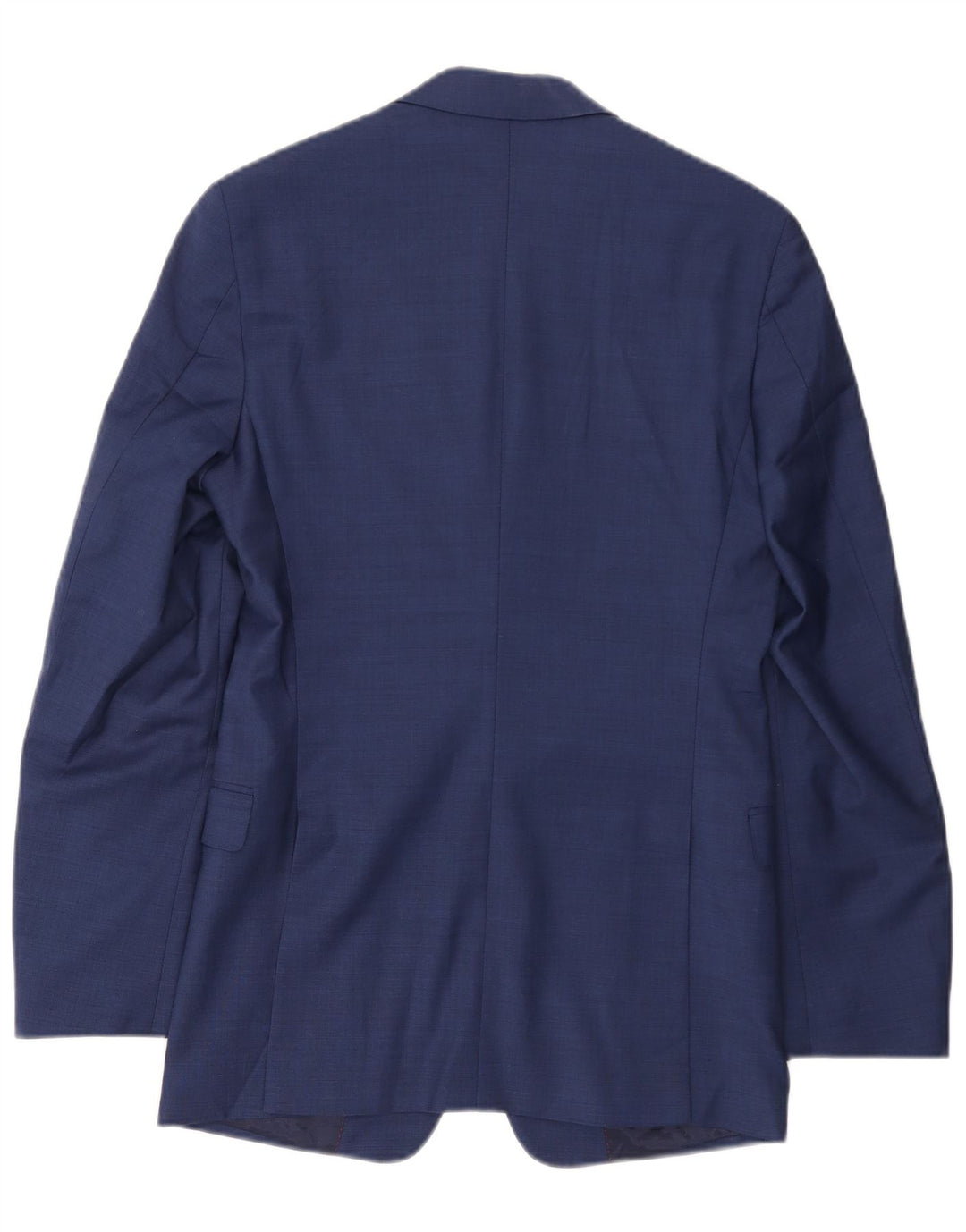 TOMMY HILFIGER Herre 2-knaps blazerjakke UK 38 Mellem marineblå uld