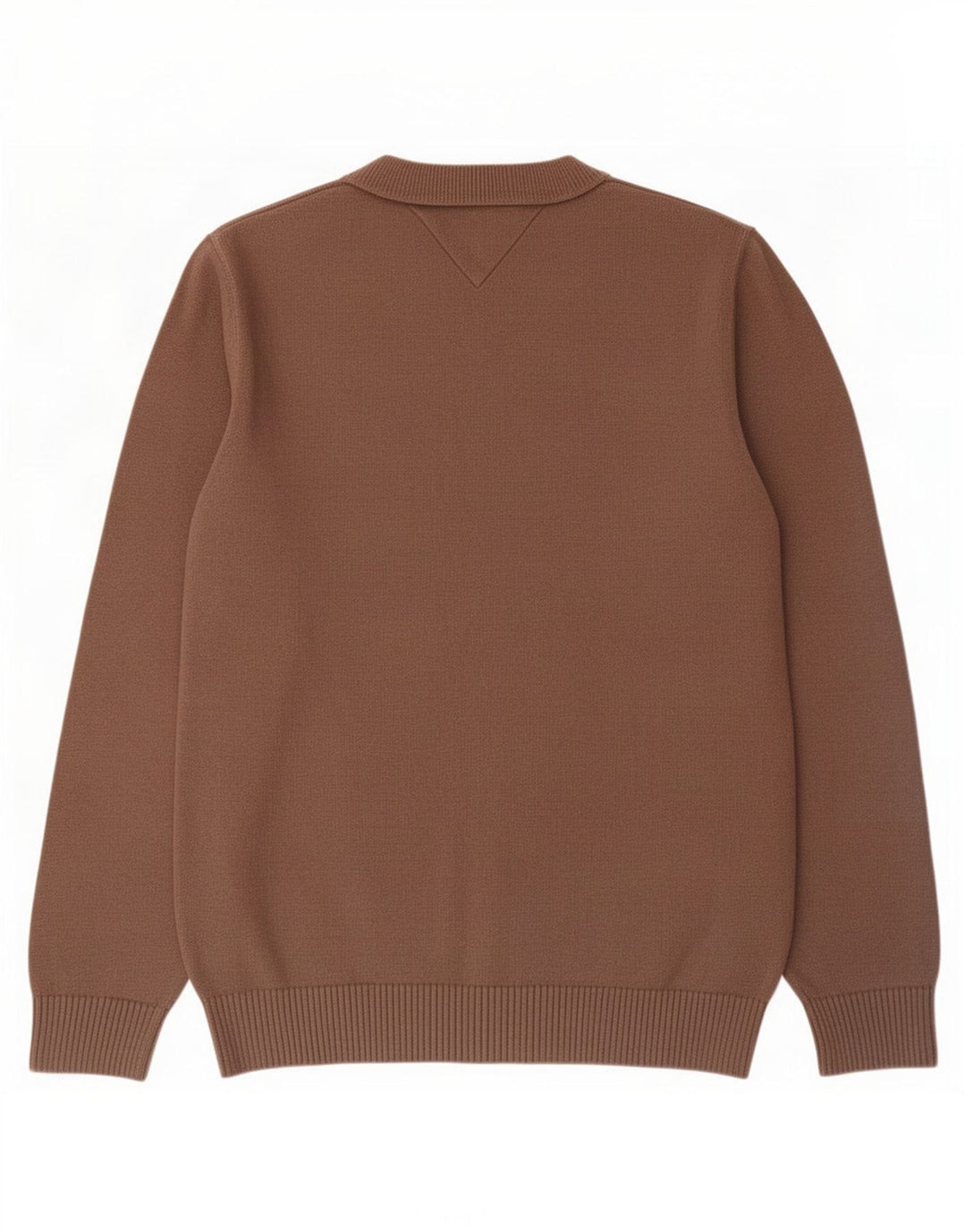 Tommy Hilfiger Herre Crew Neck Jumper Sweater Medium Brun Bomuld