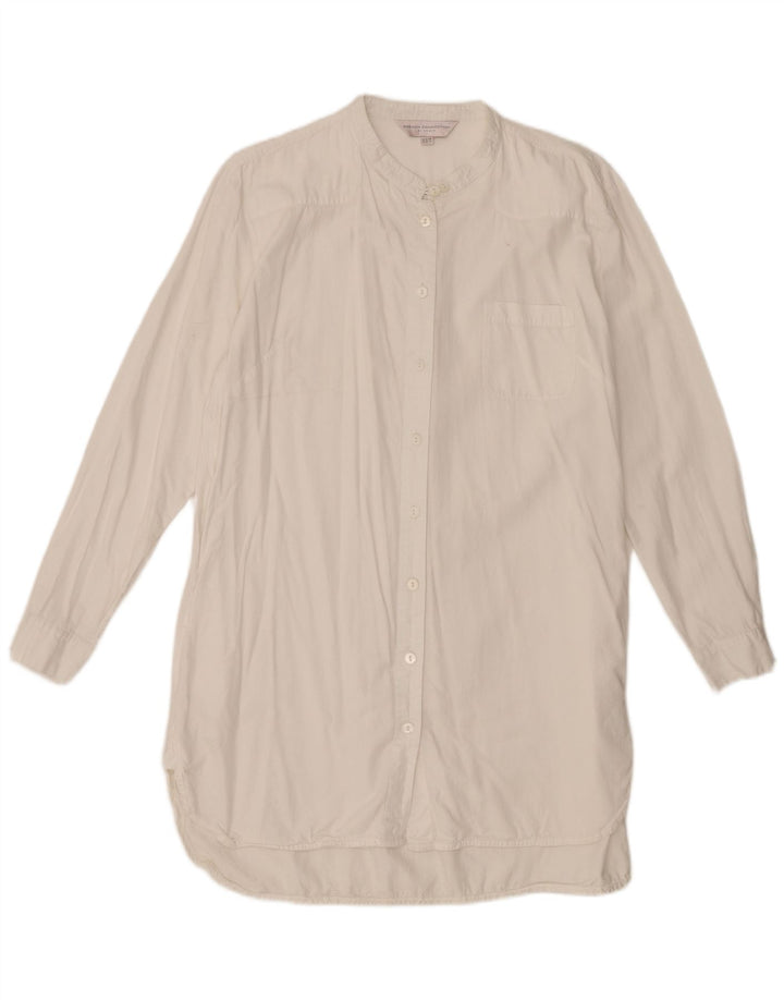 French Connection Dame skjortekjole UK 14 Large White Lyocell