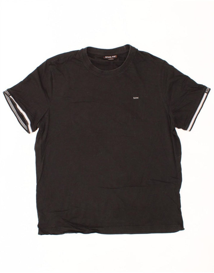 MICHAEL KORS Mens T-Shirt Top Large Black Vintage Michael Kors and Second-Hand Michael Kors from Messina Hembry 