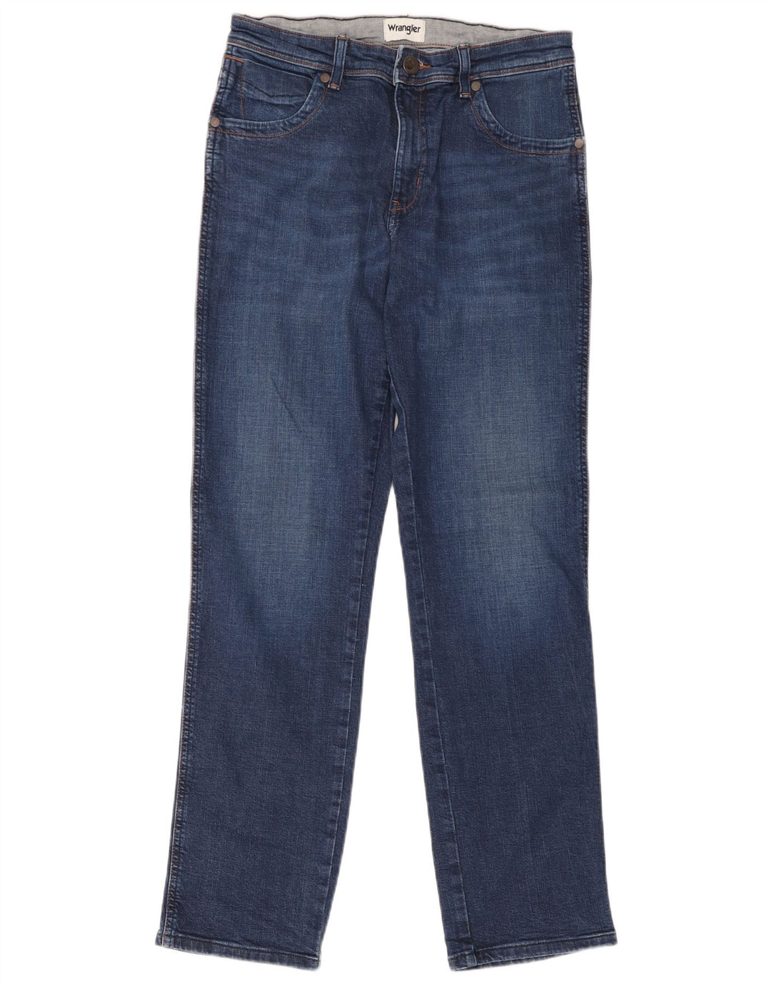 Wrangler Herre Texas Straight Jeans W32 L34 Blå