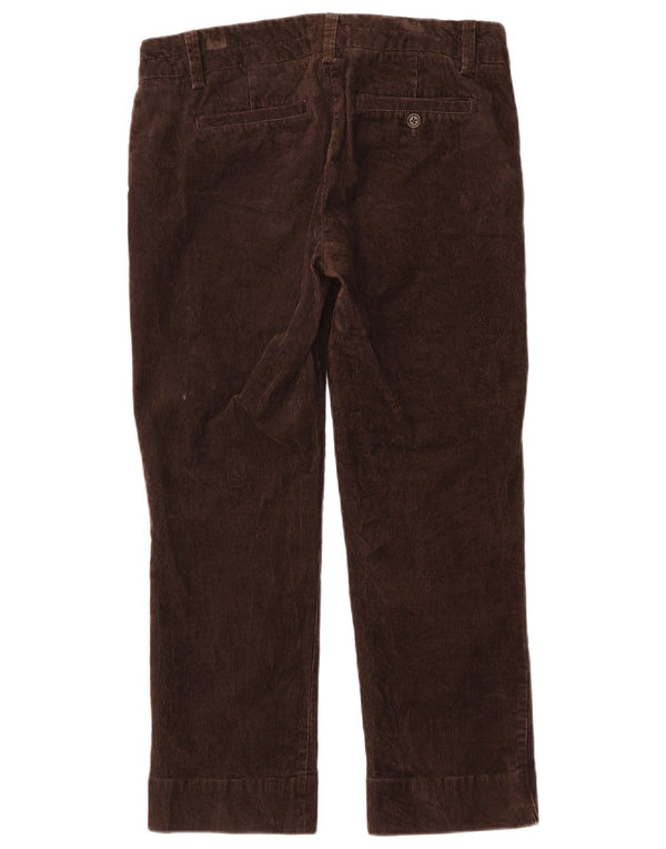 J. Crew Dame City Fit Crop Corduroy Bukser US 6 Medium W32 L26 Brun