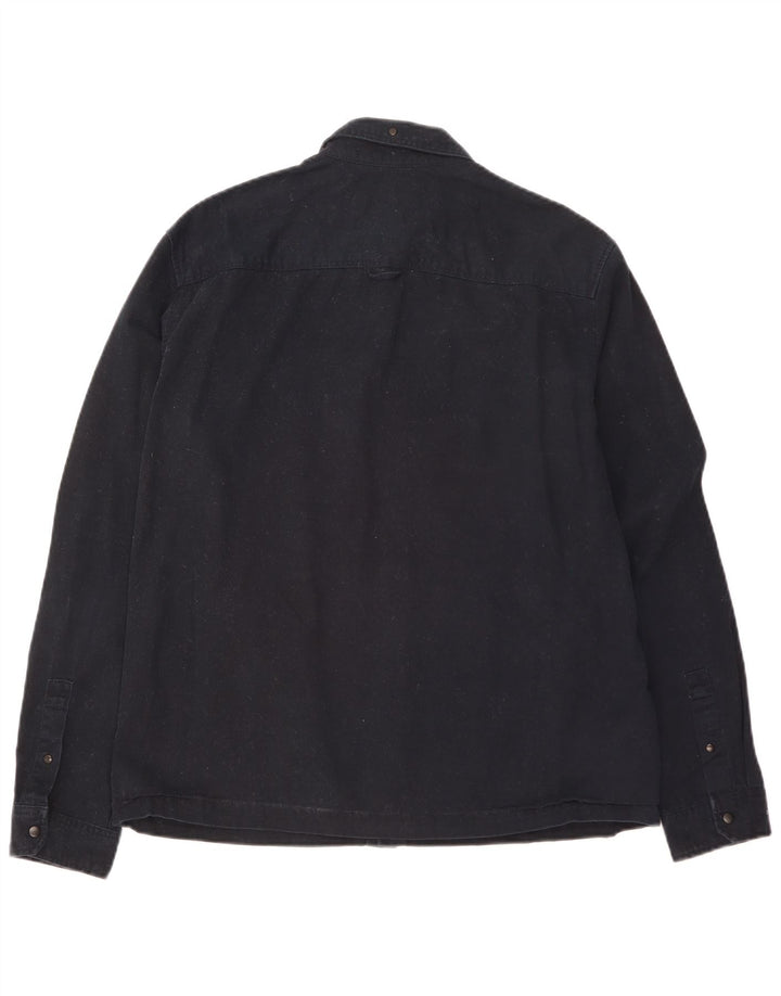 Jack & Jones Herre Regular Fit Bomber Jacket UK 42 XL Navy Blue Cotton