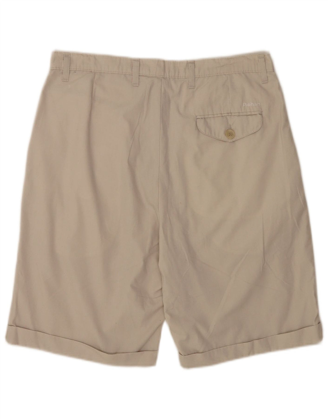 Rohan Herre Pegged Chino Shorts W34 Large Beige Polyester