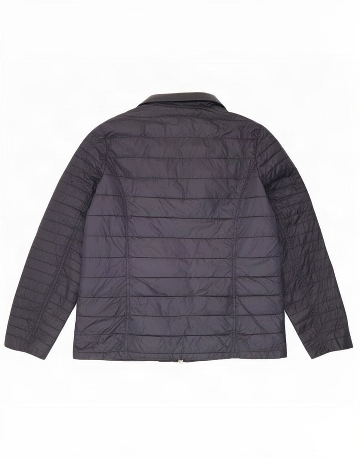Barbour Dame Polstret Jakke UK 16 Large Navy Blue