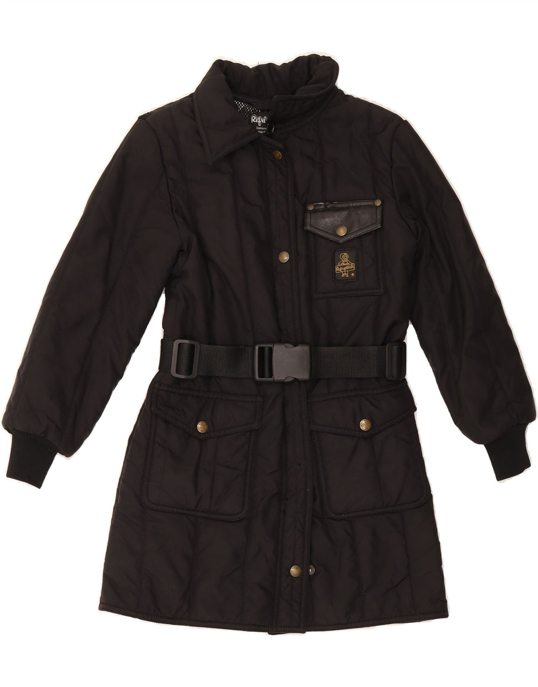 REFRIGIWEAR Girls Cruz Raincoat 9-10 Years Black Polyamide Vintage Refrigiwear and Second-Hand Refrigiwear from Messina Hembry 