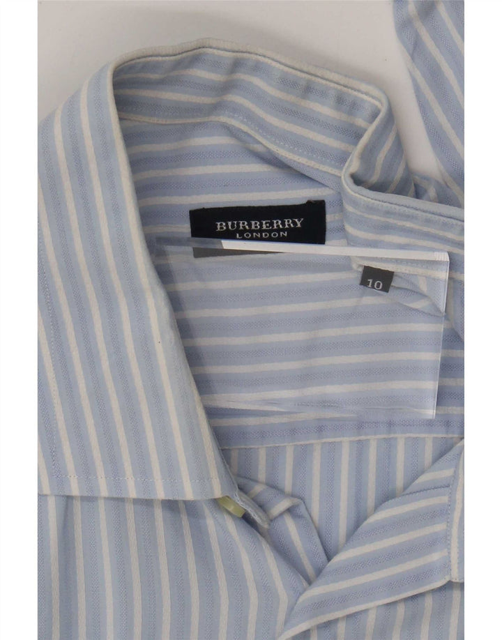 Burberry herreskjorte 2XL blå nålestribe