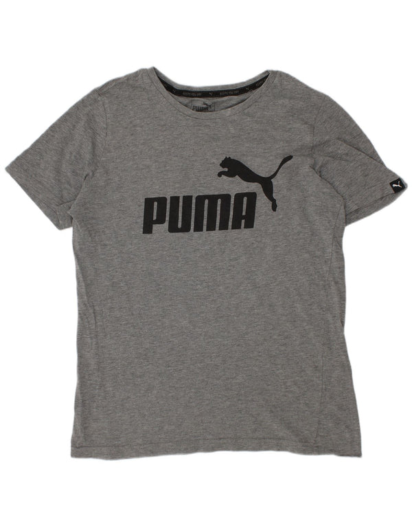 Puma drenge grafisk t-shirt top 11-12 år grå