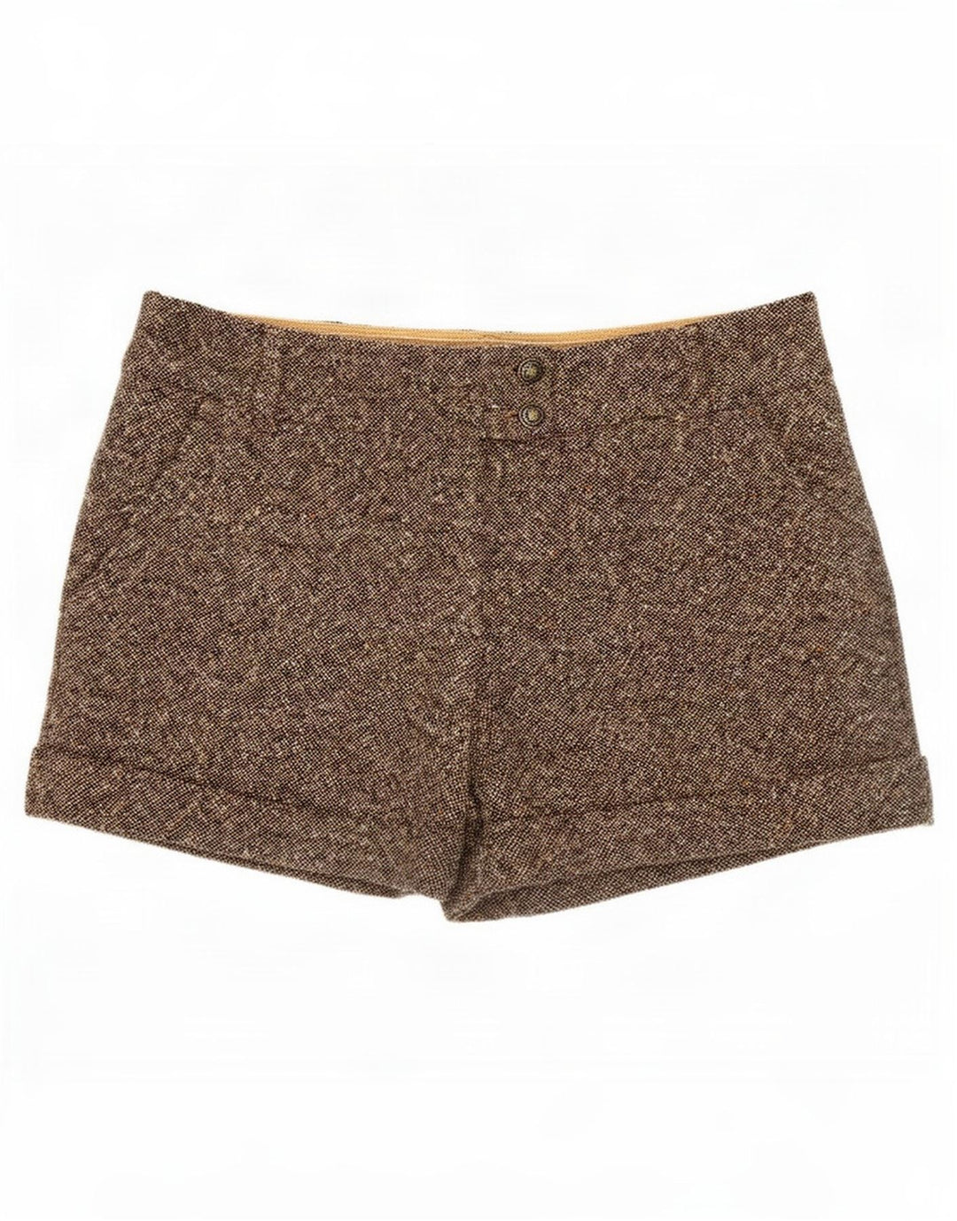 Tommy Hilfiger Kvinder Casual Shorts US 6 Medium W30 Brun Flecked Uld
