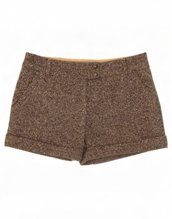 Tommy Hilfiger Kvinder Casual Shorts US 6 Medium W30 Brun Flecked Uld