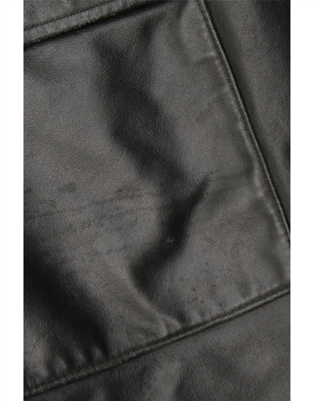 La Griffe Dame Læderfrakke IT 54 3XL Sort Læder