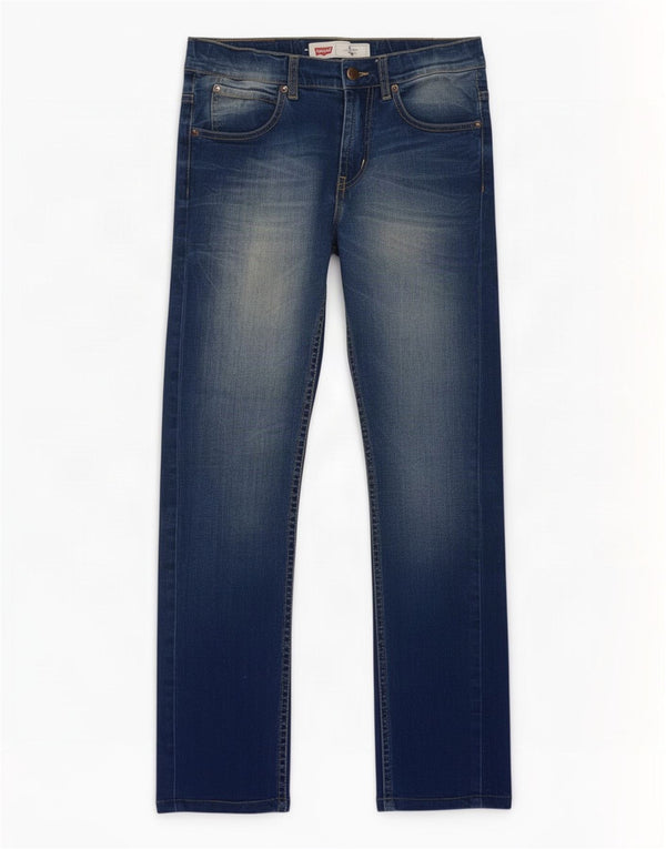 Levi's Boys 511 Slim Jeans 15-16 år W29 L28 Blå Bomuld