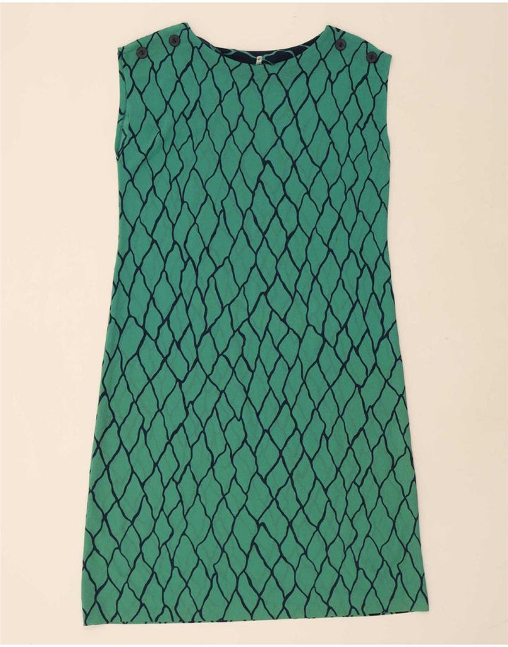 Vintage Womens 2-delt sæt IT 46 Large Green Argyle/Diamond