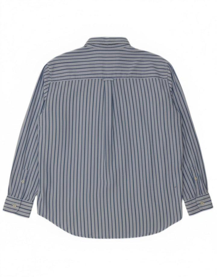 Carrera herreskjorte stor blå stribet bomuld