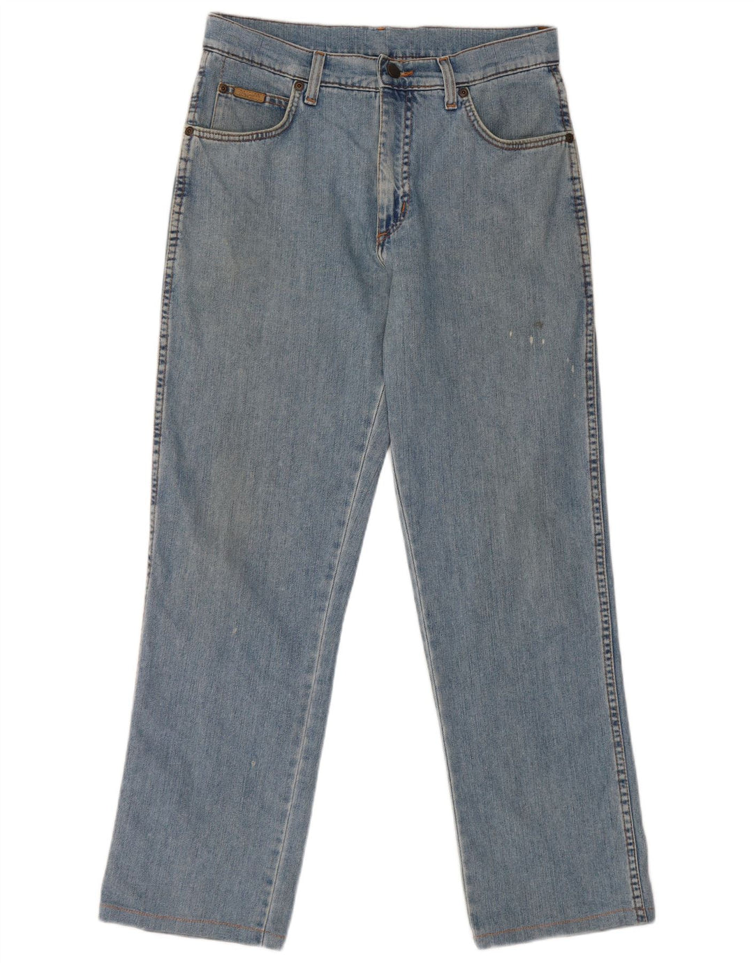 Wrangler Herre Texas Stretch Straight Jeans W32 L29 Blå Bomuld