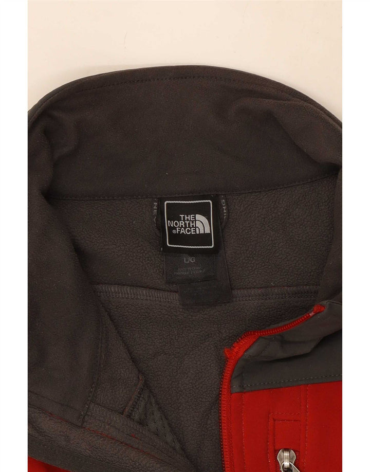 The North Face Herre Windbreaker Jacket UK 40 Large Red Colourblock