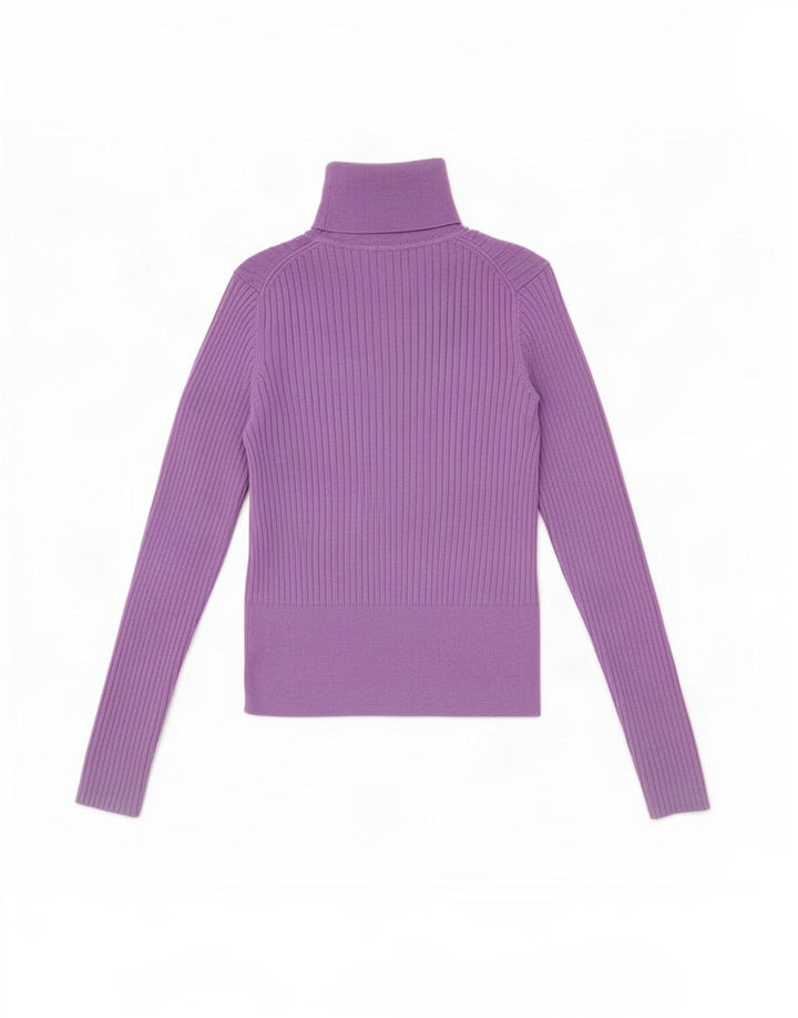 Zara Womens Crop Bluse Top UK 12 Medium Purple Viscose