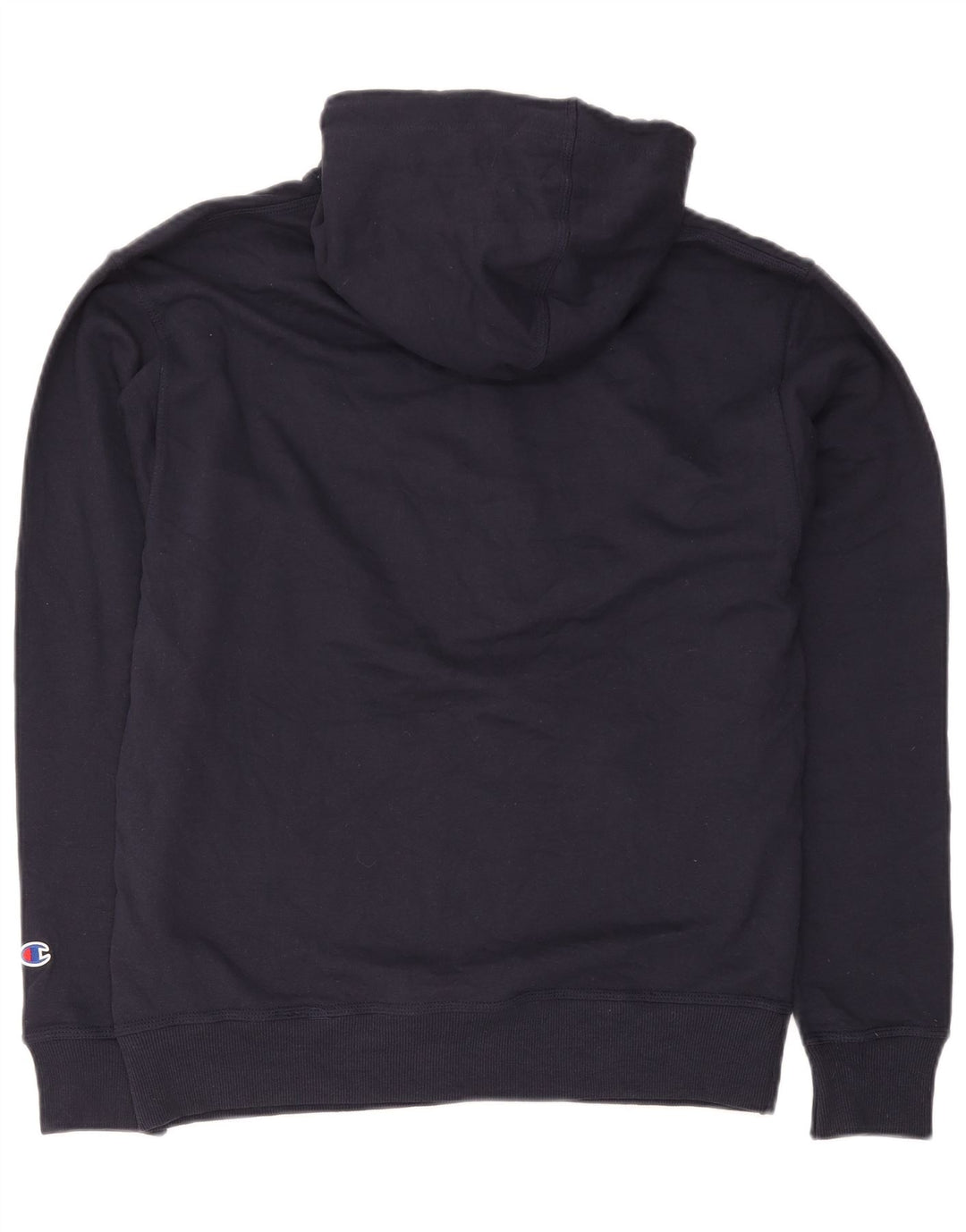 Champion Herre Regular Fit Hoodie Jumper Medium Navyblå Bomuld