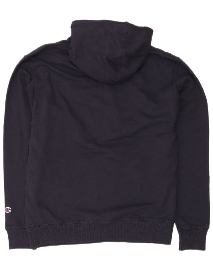 Champion Herre Regular Fit Hoodie Jumper Medium Navyblå Bomuld
