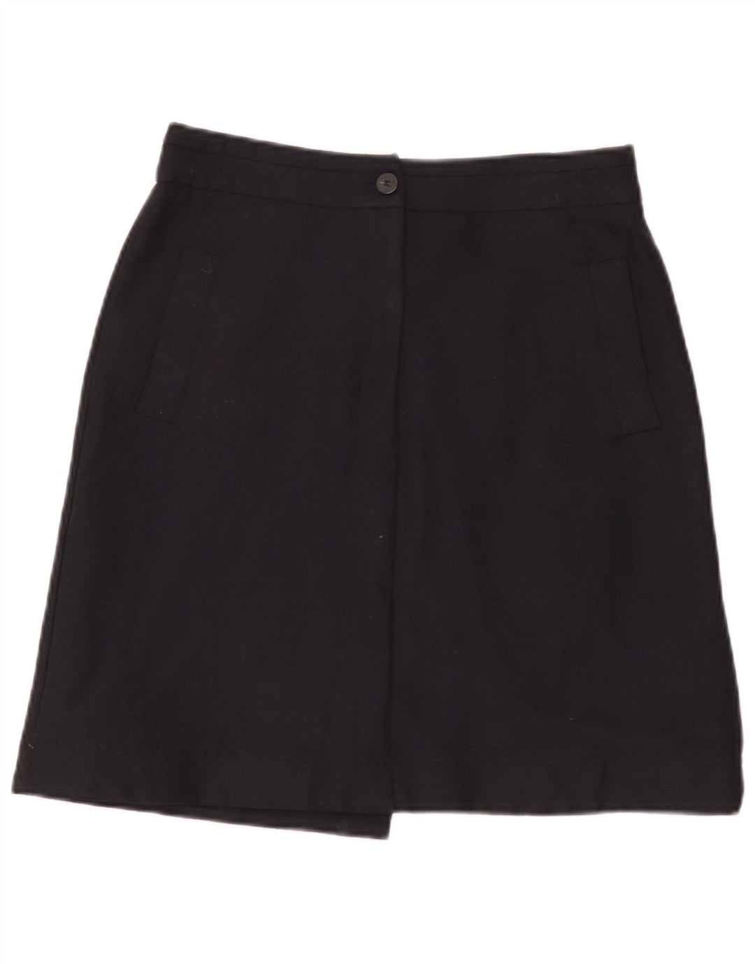 Mauro Grifoni Dame Mini Nederdel IT 44 Medium W30 Marineblå Uld