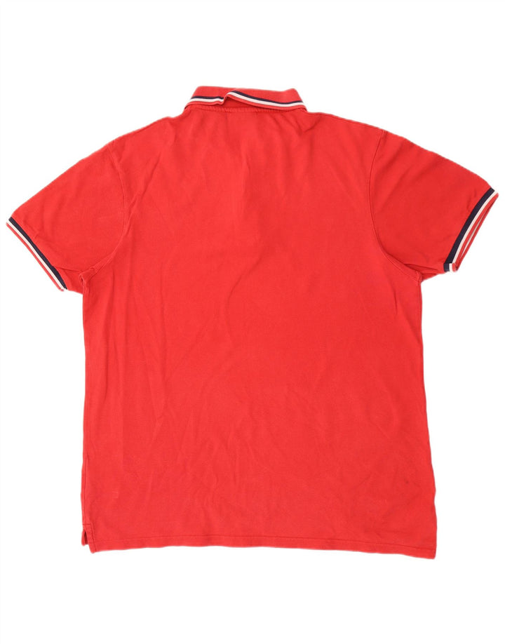 Fila herre poloskjorte 2XL rød bomuld