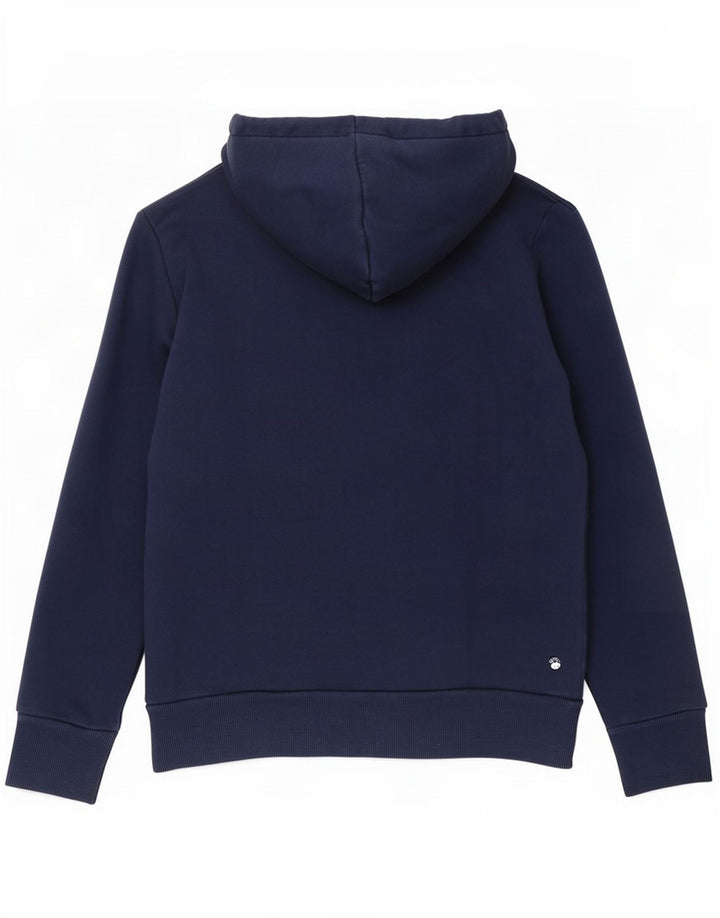 Puma Graphic Hoodie Jumper UK 12 Medium Navy Blue