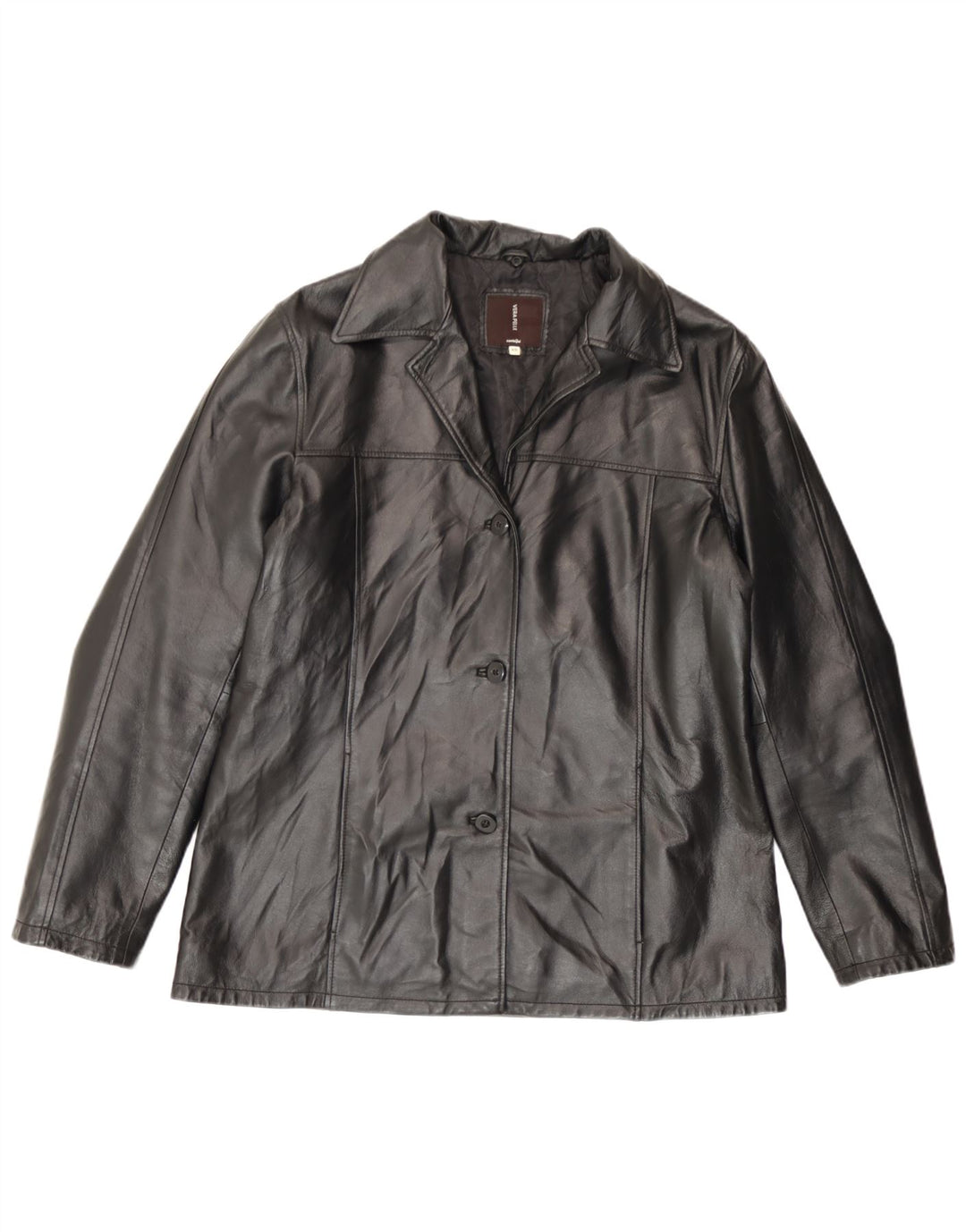 Conbipel Dame Læderjakke IT 48 XL Sort Læder