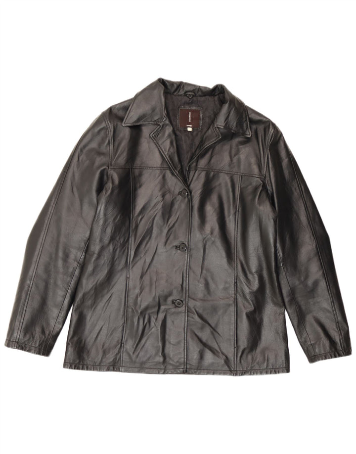 Conbipel Dame Læderjakke IT 48 XL Sort Læder