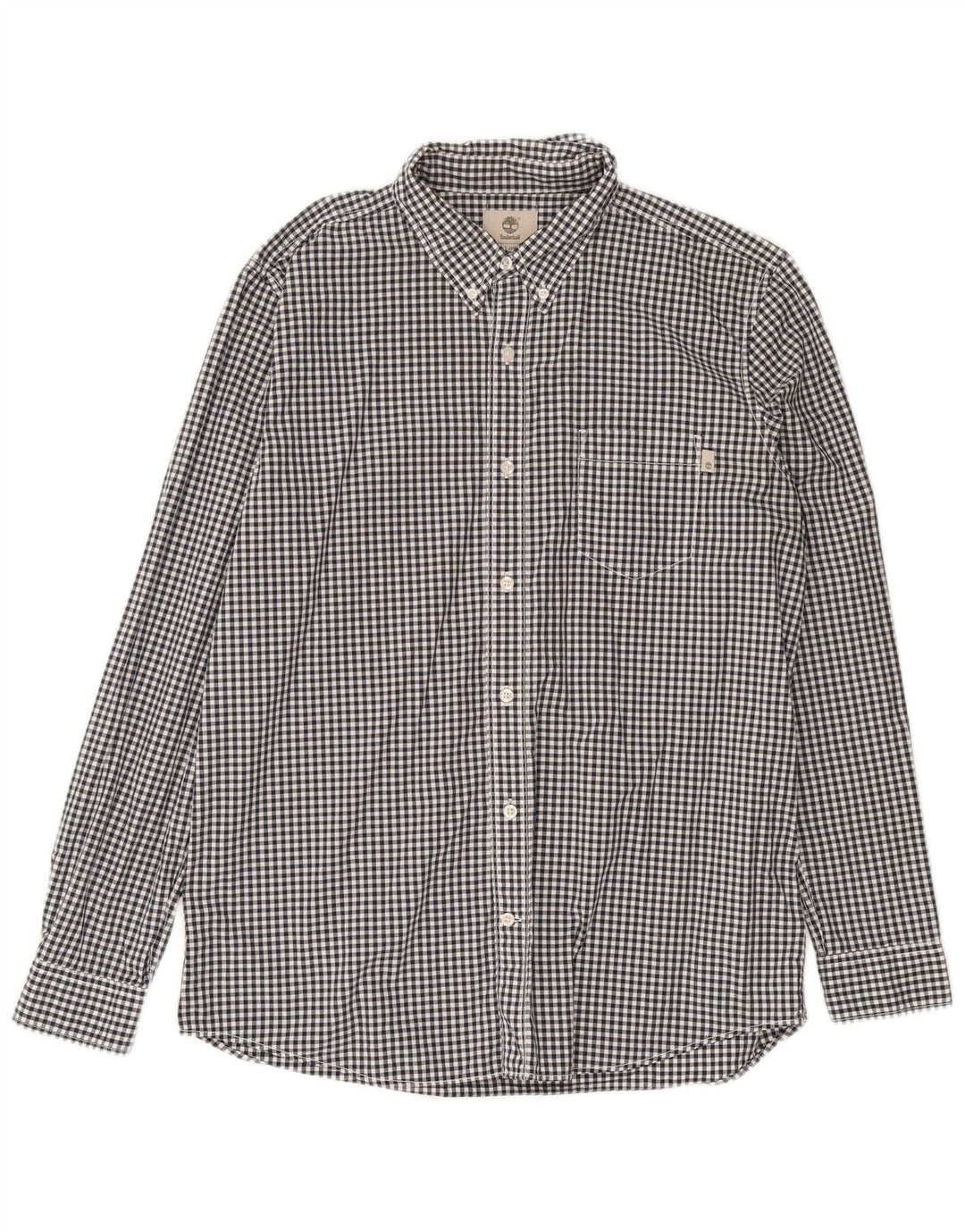 Timberland Herre Regular Fit skjorte Stor marineblå Gingham bomuld