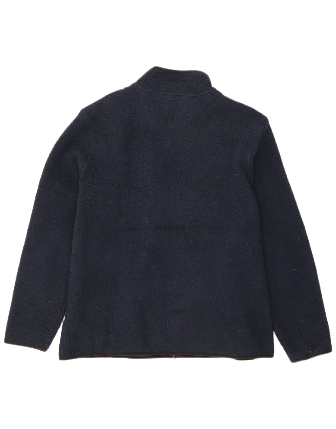 Marks & Spencer Fleecejakke til mænd UK 46 3XL Navy Blue Polyester