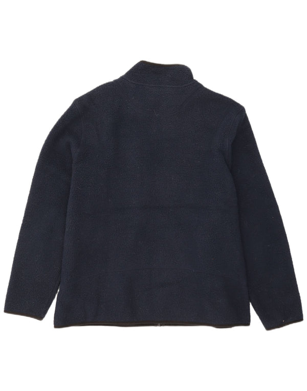 Marks & Spencer Fleecejakke til mænd UK 46 3XL Navy Blue Polyester