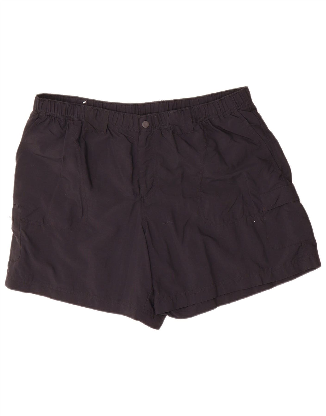 Columbia Herre Cargo Shorts XL W38 Navy Blue Nylon