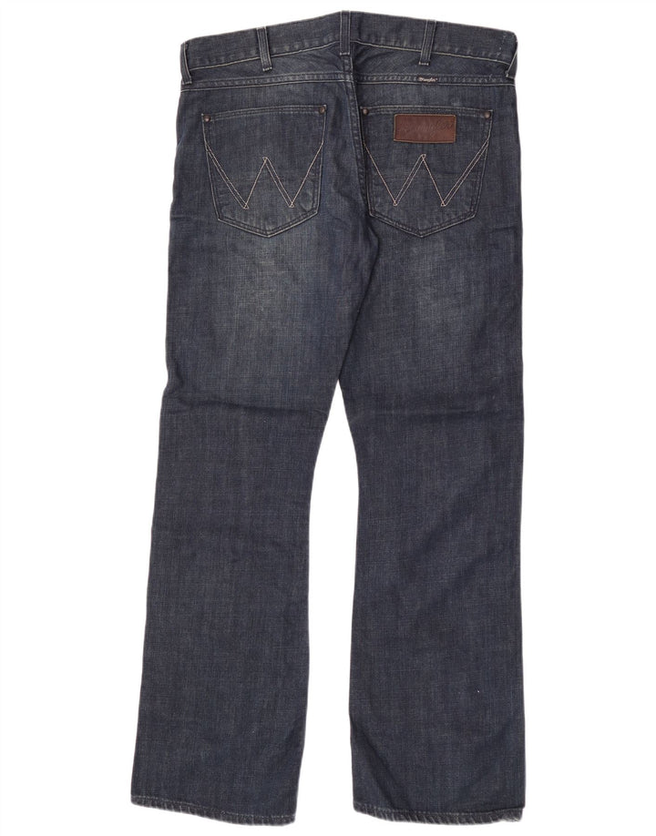 Wrangler Dame Bootcut Jeans W34 L32 Blå Bomuld