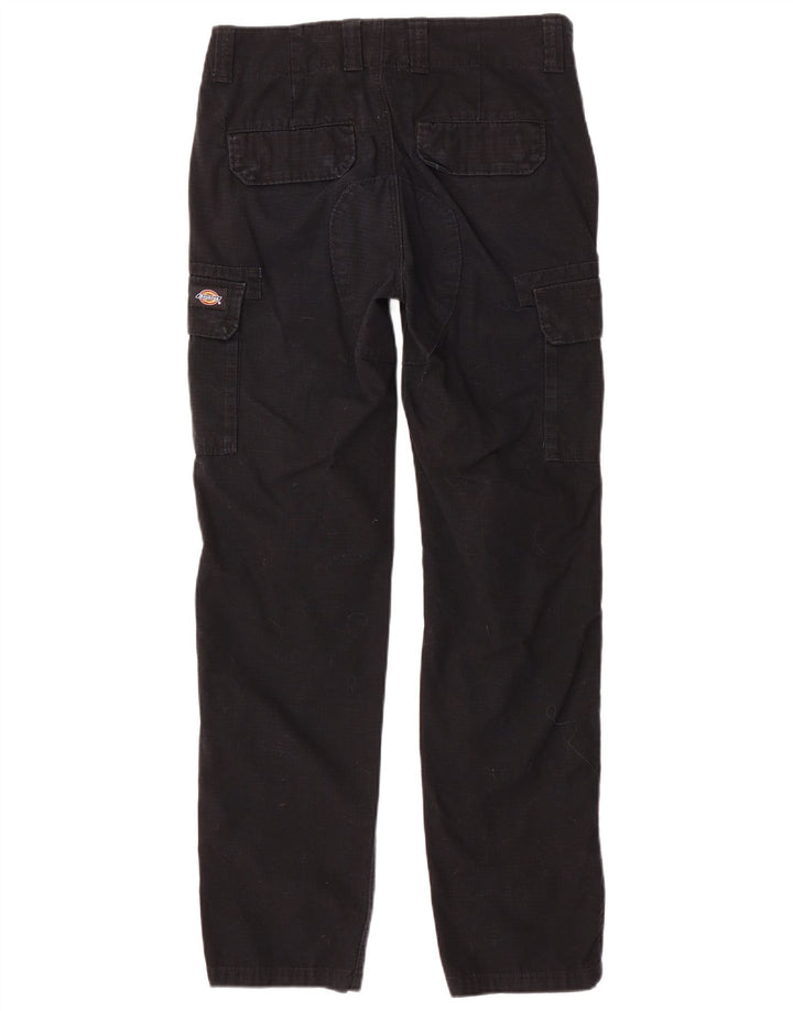Dickies Straight Cargo bukser til mænd W28 L30 Sort bomuld