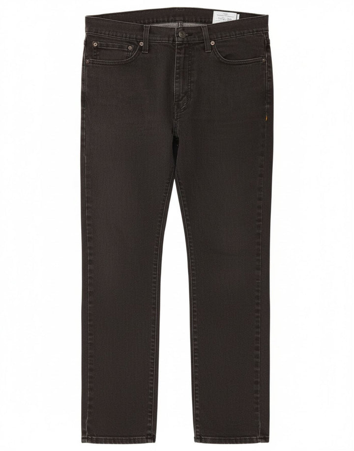 Levi's Herre 511 Slim Tapered Jeans W34 L30 Sort Bomuld