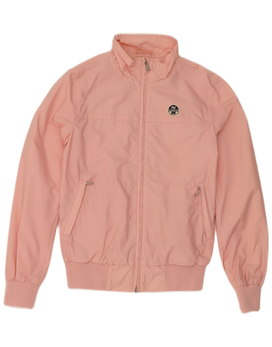 North Sails Womens Bomber Jacket UK 10 Small Pink Polyamide