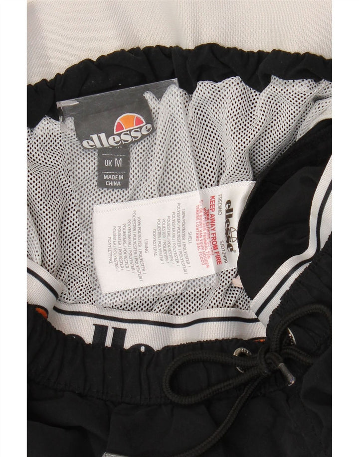 Ellesse Herre grafiske sportsshorts Medium Sort Colourblock Polyester