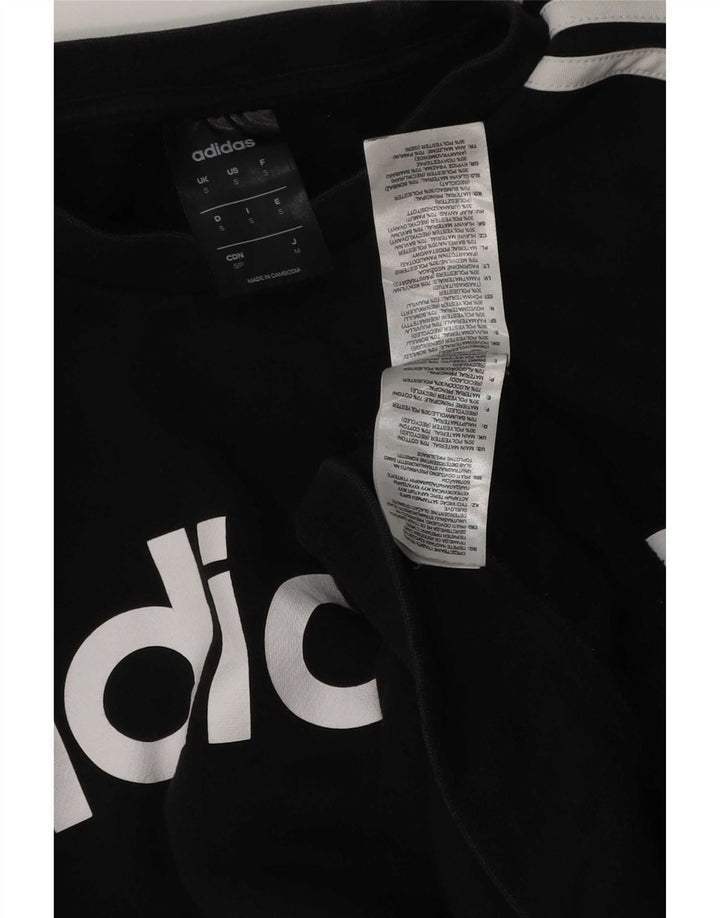 Adidas grafisk sweatshirt til mænd, lille sort bomuld