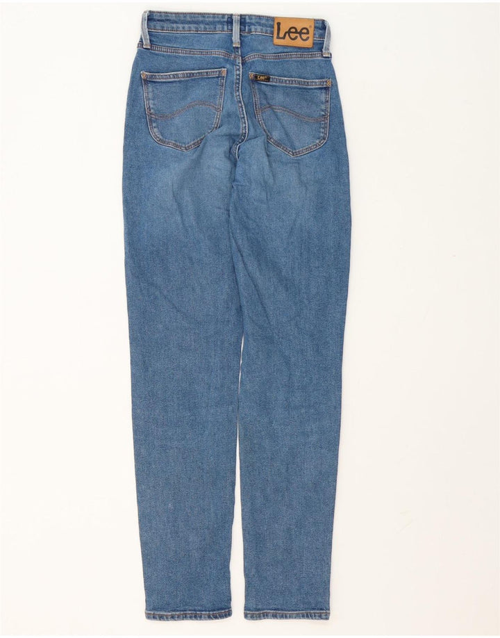 Lee Dame Mom Straight Jeans W25 L30 Blå Bomuld