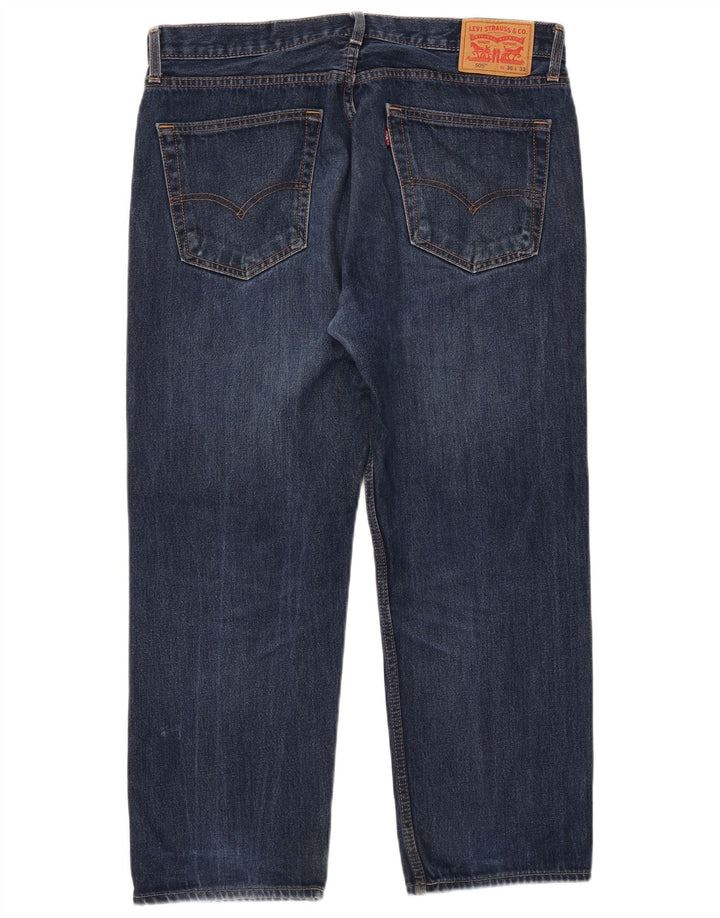 Levi's Straight Jeans til mænd W36 L27 blå bomuld