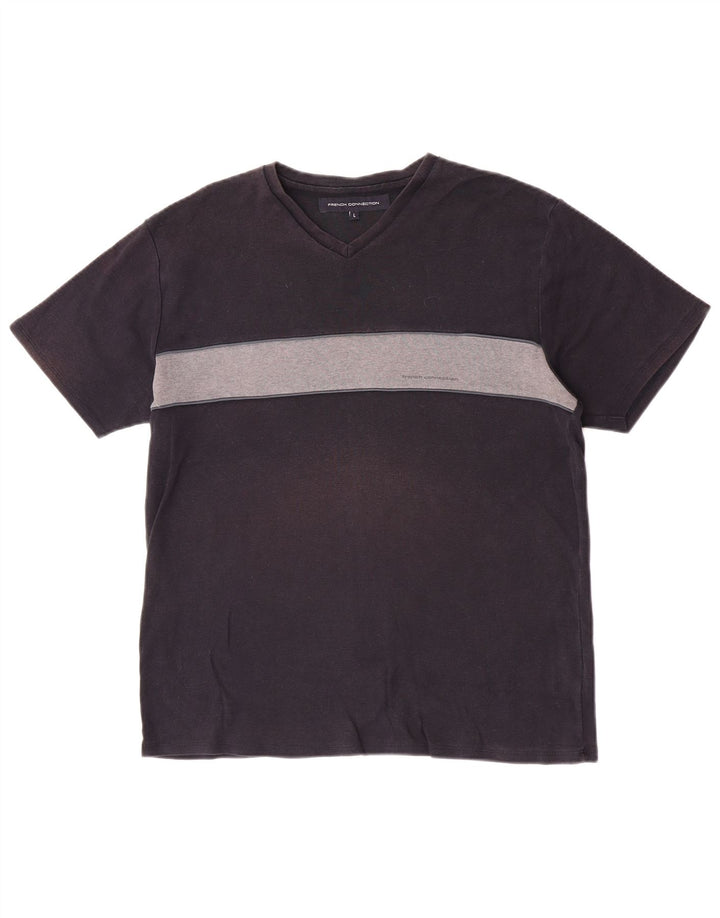 French Connection Dame Kortærmet T-Shirt Top Stor Marineblå