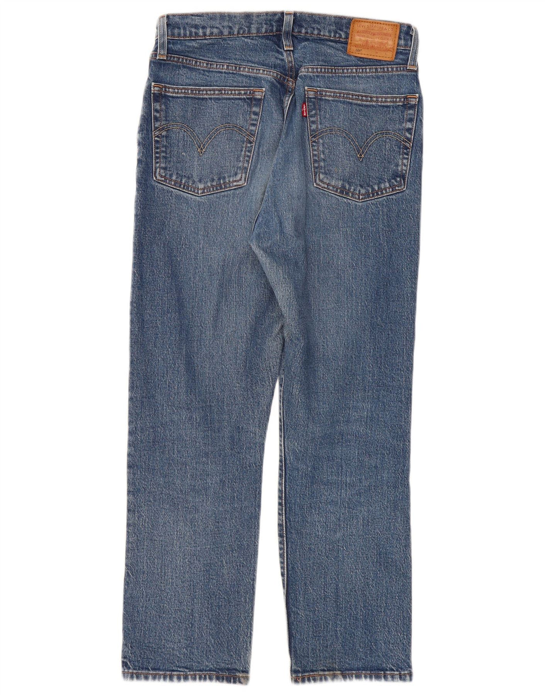 Levi's lige jeans til kvinder W27 L26 blå bomuld