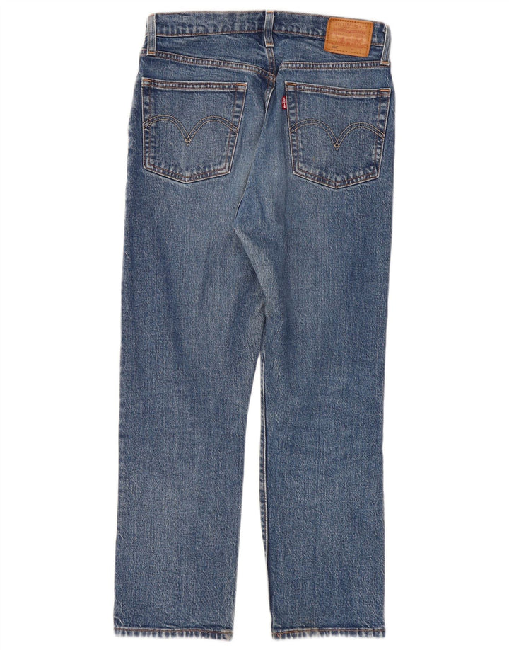 Levi's lige jeans til kvinder W27 L26 blå bomuld