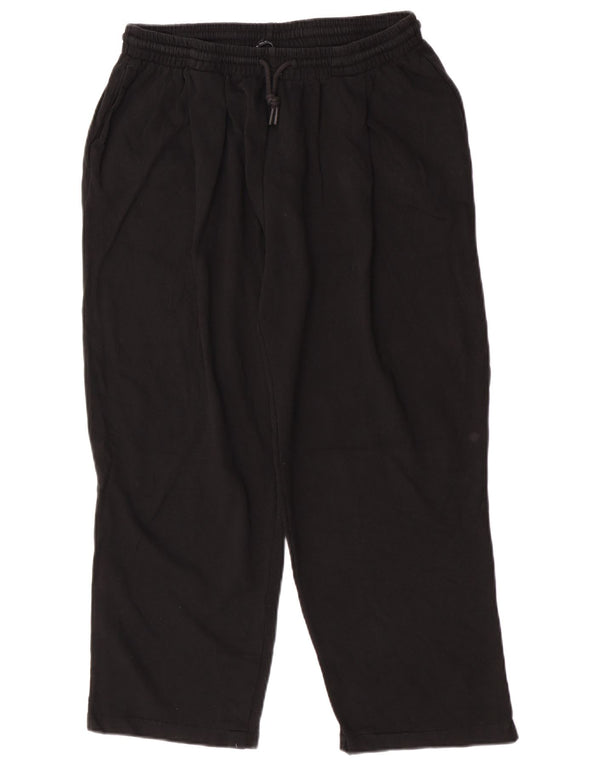 Zara Træningsdragtsbukser til kvinder UK 14 Large Sort